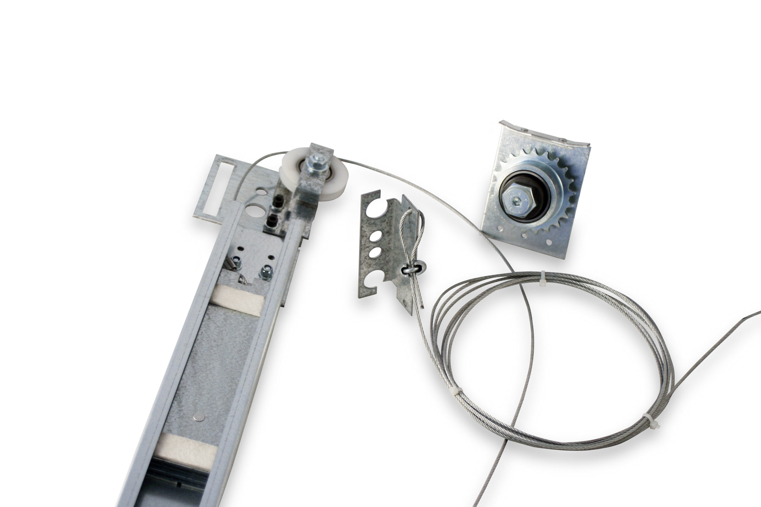 Auto close and anti-close device for SABIEM, BASSETTI or FIAM chain doors